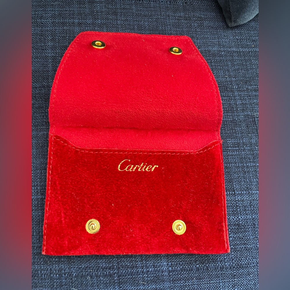 Cartier jewelry pouch in excellent condition